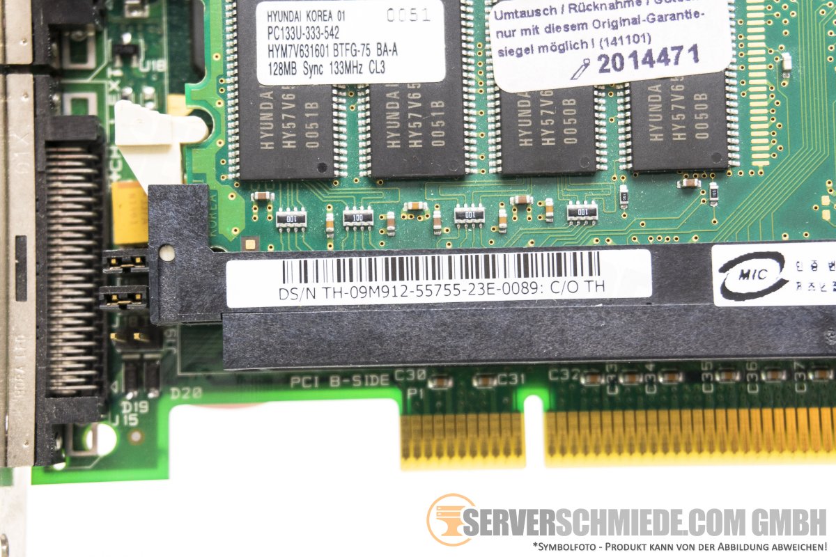 Dell PERC3 PCIe x4 SCSI Dual Raid Controller 09M912 ...