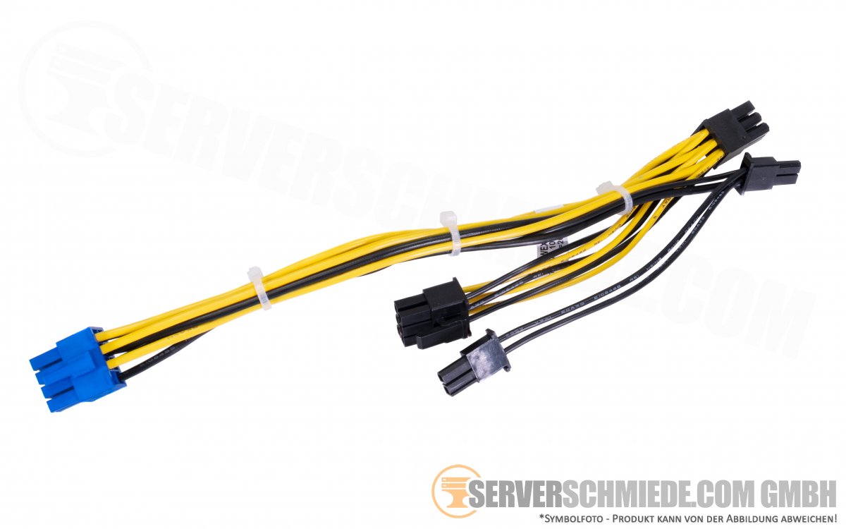 Supermicro Power Kabel Cable 1x 8 Pin Zu 2x 6 2 Pin 8 Pin Male 20cm