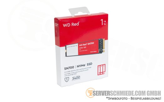 1TB WD Red SN700 NAS Datacenter Enterprise 24/7 M.2 2280 PCIe NVMe 560K IOPS +NEW+