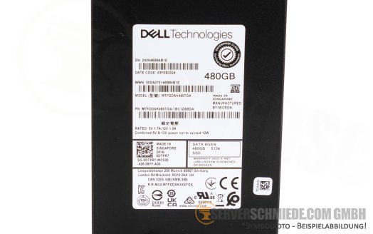 480GB Dell Micron 0DTPR7 2,5