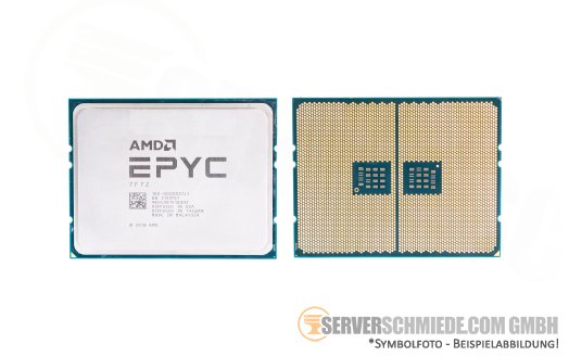 AMD Dell EPYC 7F72 24C Server Prozessor 24x 3,20 GHz 192MB Cache FCLGA-4094 SP3 CPU