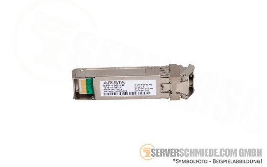 Arista 10Gb SFP+ Transceiver 1310nm LR 10km SFP-10G-LR LC duplex SingleMode XVR-10003-20