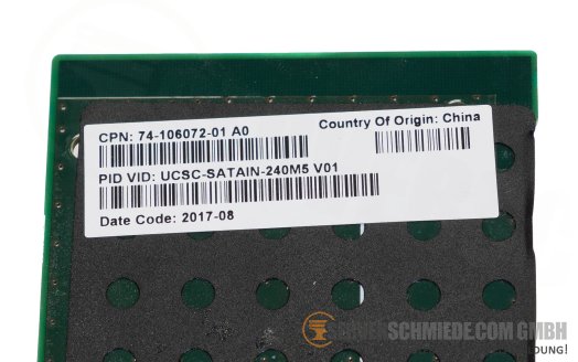 Cisco Interposer Board Card 8-bay SATA 2x SFF-8643 C240 M5 UCSC-SATAIN-240M5