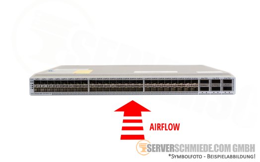 Cisco Nexus 9300 N9K-C93180YC-EX Network Switch 48x 10/25GbE + 6x 100GbE QSFP28 19" 1U Rack front-to-rear