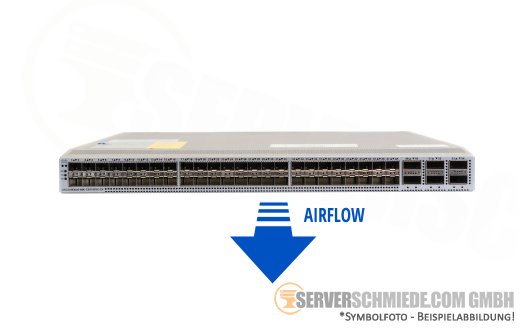 Cisco Nexus 9300 N9K-C93180YC-EX Network Switch 48x 10/25GbE + 6x 100GbE QSFP28 19" 1U Rack rear-to-front