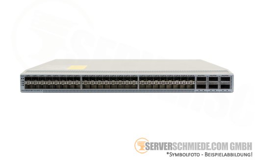 Cisco Nexus 9300 N9K-C93180YC-FX Network Switch 48x 10/25GbE + 6x 100GbE QSFP28 19" 1U Rack rear-to-front