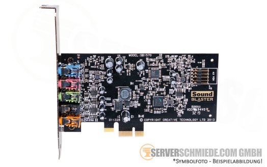 Creative Sound Blaster Audigy Fx Soundkarte card 5.1 PCIe x1 SB1570