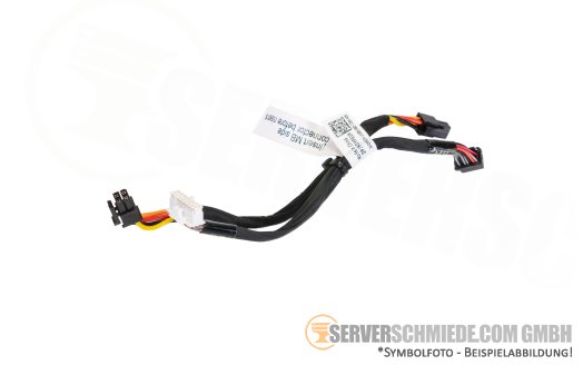 Dell 10cm Power Kabel cable Rear Bay Drive 2x 3,5" 1x 4-pin + 16-pin gerade to 1x 4-pin + 14-pin gerade R540 0YPG1H