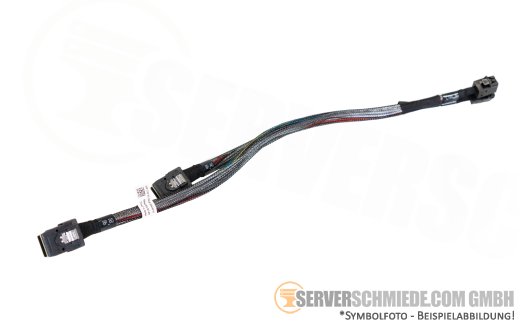 Dell 30 / 40 cm SAS Kabel 2x SFF-8087 gerade to 2x SFF-8643 gerade T340 0X2N98