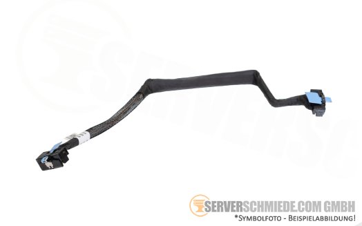 Dell 30cm Mainboard to front PERC Controller cable 1x SFF-8654 winkel to 1x SFF-8654 winkel R6615 H755N H965i 08V000