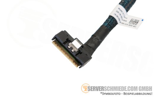 Dell 35cm Backplane to front PERC Controller cable 1x SFF-8654 8i gerade to 1x SFF-8654 4i gerade R6615 091VRM