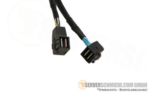 Dell 60cm SAS Kabel cable Rear Bay Drive 2x 3,5