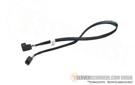 Dell 60cm SAS Kabel cable Rear Bay Drive 2x 3,5" 1x SFF-8643 winkel to 1x SFF-8643 winkel R540 0RD5DW