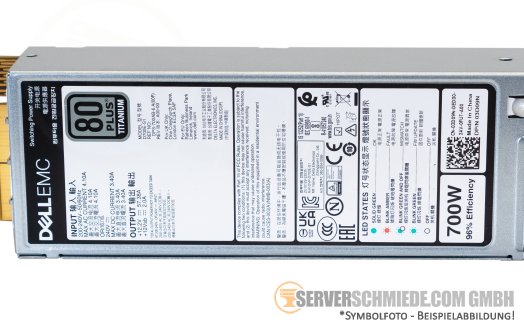 Dell 700W Netzteil PSU 80 Plus Titanium R650 R750 R6525 R7525 R760xs R6615 03D09N 0TT5N8 +NEW+