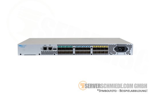 Dell Brocade G610 Connectrix DS-6610B 24-Port 32Gb FC FibreChannel SAN-Switch 24-Ports active