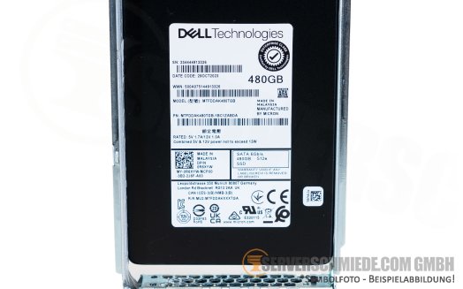 Dell EMC 480GB Micron 5400 Max MTFDDAK480TGB 2,5