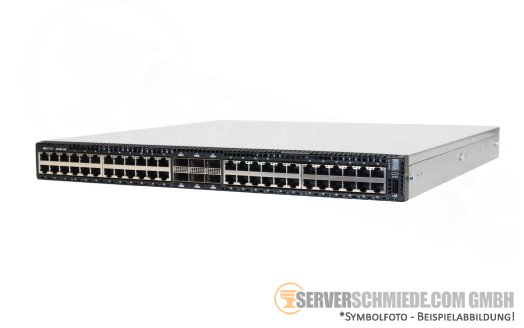 Dell EMC S4148T-ON 48x 10GbE RJ-45 copper 4x 10/25/40/50/100GbE QSFP28 2x 10/40Gb QSFP+ Ethernet Switch 2x PSU 4x FAN rear-to-front airflow