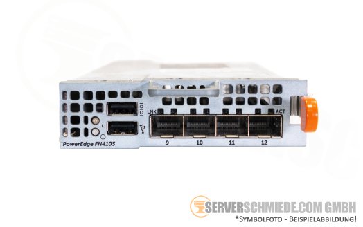 Dell FN410S 4x 10GbE SFP+ 2x USB 2.0 I/O FX2 FX2S 0T6W0J