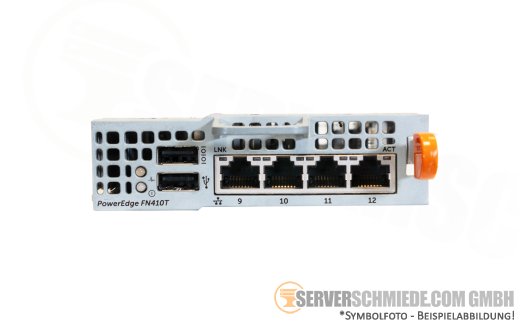 Dell FN410T 4x 10GbE RJ45 2x USB 2.0 I/O FX2 FX2S 05N58H