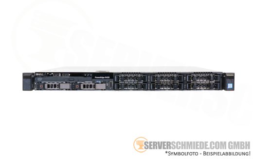 Dell PowerEdge R430 19" 1U Server 8x 2,5" SFF 2x Intel XEON E5-2600 v3 / v4 DDR4 ECC PERC SAS SATA Raid 2x PSU