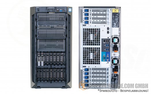 Dell PowerEdge T640 16x 2,5" SFF 2x Intel XEON Scalable LGA3647 Server PERC SAS SATA Raid vmware Tower Server 2x HotSwap PSU