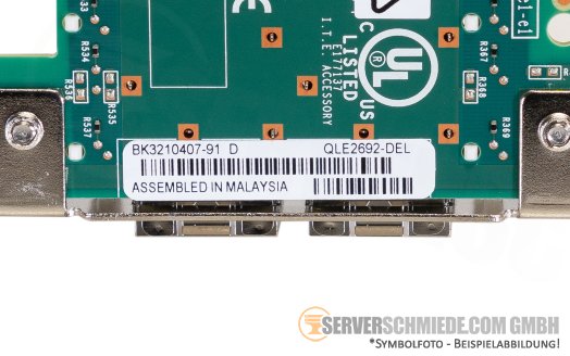 Dell Qlogic QLE2692-DEL 2x 16Gb FC PCIe x8 FibreChannel HBA Controller 0YCVFG