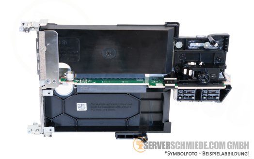 Dell Riser 2 2x x16 (x8 connectivity) PCIe 4.0 R2A low profile incl. cage R7615 00R7TG 03MPPM +NEW+