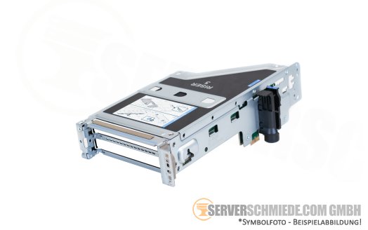 Dell Riser 3 2x x16 (x8 connectivity) PCIe 4.0 R3B full profile incl. cage R7615 017JTP 0JGR1Y +NEW+