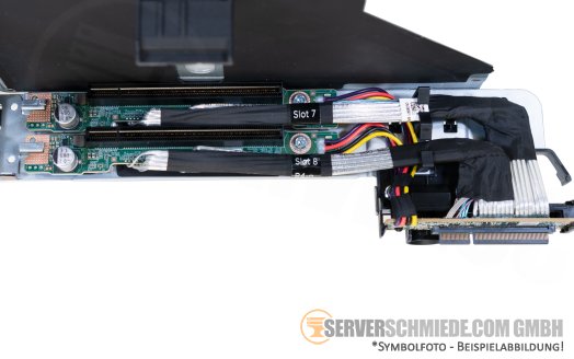 Dell Riser 4 2x x16 (x8 connectivity) PCIe 5.0 R4Q full profile incl. cage R7615 0W2XPJ 026H63 +NEW+