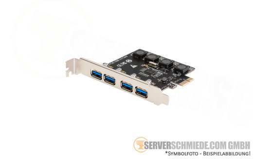 Delock PCIe x1 3.2 Gen1 4x extern USB 3.2 Typ-A Controller 90509