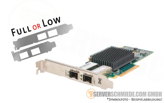 Fujitsu Broadcom Emulex 2x 16Gb FC LPe31002-M6 PCIe x8 Gen6  FibreChannel Controller HBA