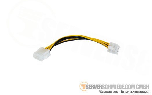 Generic 15cm GPU Power Kabel cable Verlängerung 1x 8-pin EPS / CPU male to 1x 8-pin EPS / CPU female