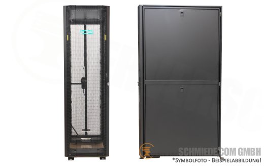 HP 19" 42U HE Server Rack Schrank 642 1075mm Advanced G2 inkl. Fronttür Rücktür und Seitenverkleidungen 863179-001