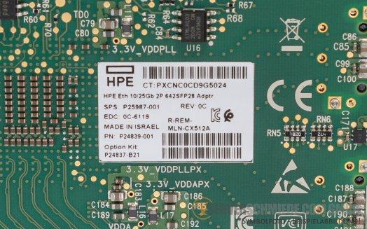 HP 642SFP28 2x 10/25Gb SFP28 Network Ethernet Controller PCIe x8 MCX512A-ACAT ConnectX-5 RDMA RoCE nvidia