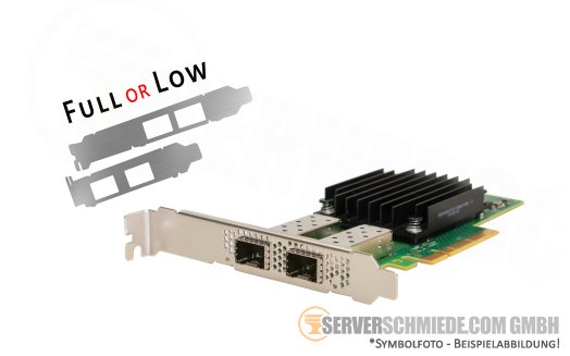 HP 642SFP28 2x 10/25Gb SFP28 Network Ethernet Controller PCIe x8 MCX512A-ACAT ConnectX-5 RDMA RoCE nvidia