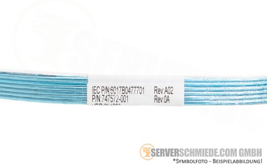 HP 75cm 12-bay LFF Kabel cable 1x double-wide SFF-8087 to 1x SAS SFF-8087 DL380 Gen9 784626-001 747572-001