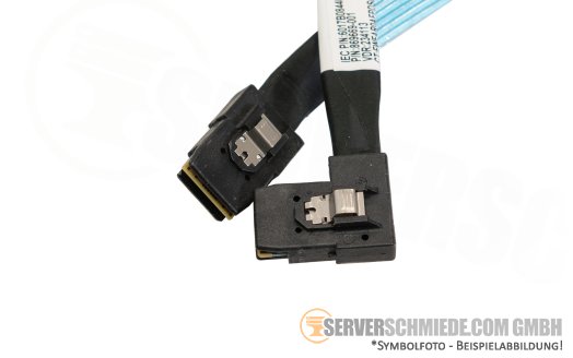 HP 75cm SAS Kabel 1x SFF-8087 gerade to 1x SFF-8087 winkel DL360 DL380 Gen10 869669-001