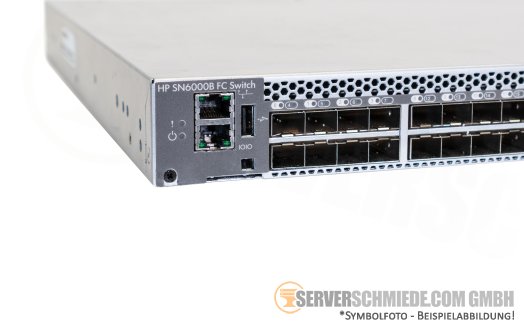 HP Brocade 6510 QR481B SN6000B 48-Port 48x 16Gb FC FibreChannel SAN-Switch 48-Ports active 19