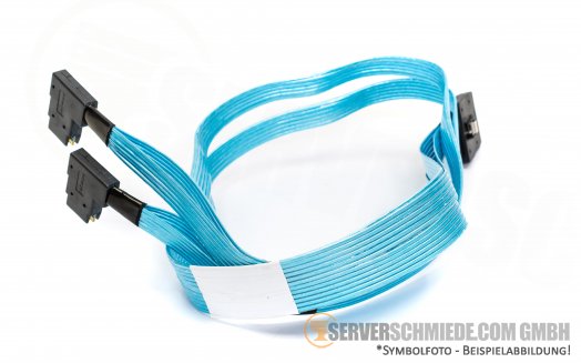 HP DL380 Gen9 80cm SAS Kabel Cable 1x wide SAS 68-pin Y-Split  to  2x SFF-8087 783009-B21 747559-001