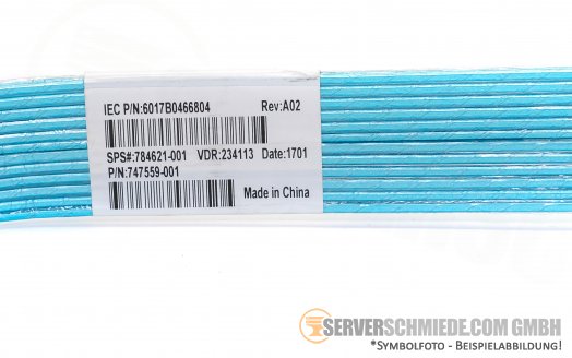 HP DL380 Gen9 80cm SAS Kabel Cable 1x wide SAS 68-pin Y-Split  to  2x SFF-8087 783009-B21 747559-001