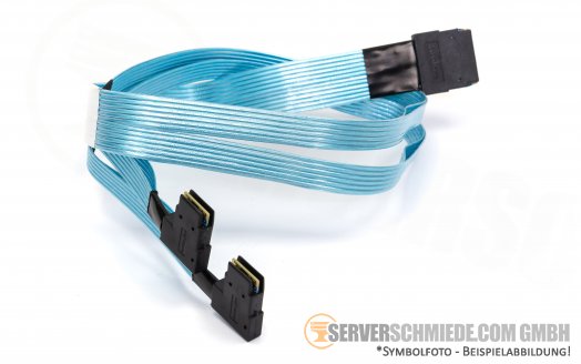 HP DL380 Gen9 80cm SAS Kabel Cable 1x wide SAS 68-pin Y-Split  to  2x SFF-8087 783009-B21 747559-001