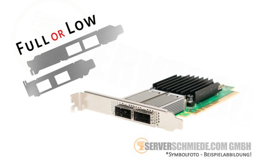 HP Mellanox 2x 100GbE 840QSFP28 CX456A Network Ethernet Controller PCIe 3.0 x16 825111-B21