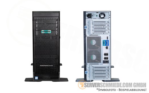 HP ML350 Gen10 G10 Tower Server 8x 3,5" LFF 2x Intel XEON Scalable LGA3647 DDR4 ECC Raid 2x PSU  - Windows Server 2022 vmware 8