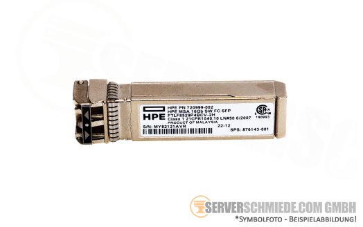 HP MSA2050 1x Original 16Gb SFP+ FC FibreChannel Transceiver SR LC (part of pack C8R24B)