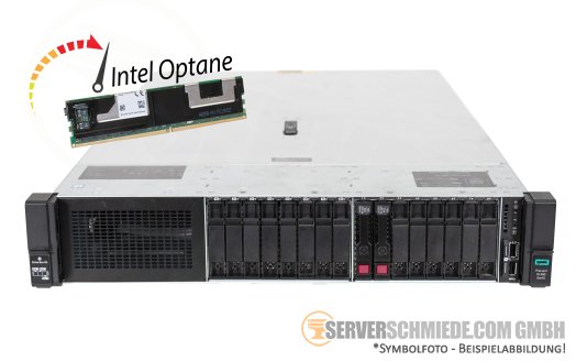 HP Optane Flash DL380 Gen10 2U Server 8x SAS + 8x U.2 NVMe 2,5" SFF 2x Intel XEON Scalable LGA3647 2x PSU Proxmox Server
