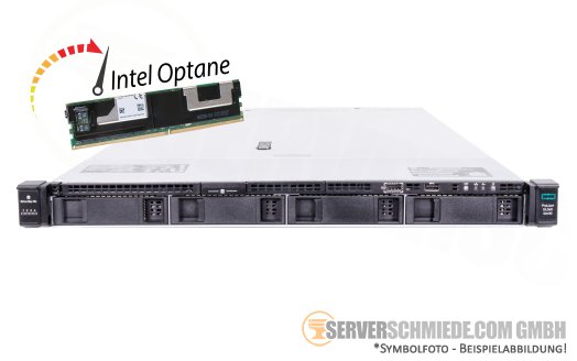 HP Optane Flash ProLiant DL360 Gen10 4x 3,5" LFF 2x Intel XEON Scalable LGA3647 DDR4 ECC Raid 2x PSU 1U 19" Rack Server Proxmox