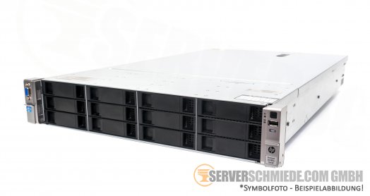 HP ProLiant DL380e G8 Gen8 19" 2U Server 14x 3,5" LFF 2x Intel XEON E5-2400 v1 v2 DDR3 ECC P420 SAS SATA Raid 2x PSU -CTO-