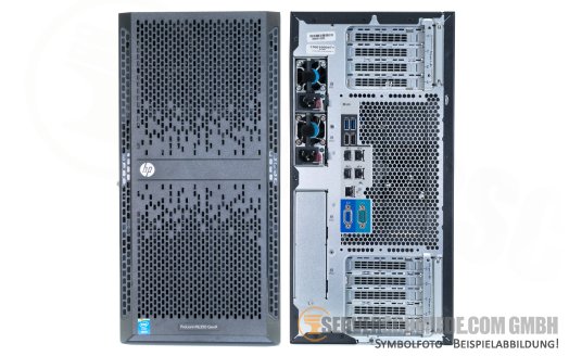 HP ProLiant ML350 Gen9 Tower Server 8x 2,5" SFF 2x Intel Xeon E5-2690v3 12x 2,60 GHz 64GB DDR4 2x 480GB SSD 2x 500W HotSwap PSU