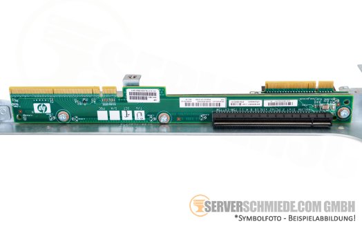 HP Riser 1x x16 + 1x x8 PCIe 2.0 LP+FP incl. cage DL360 G6 G7 493802-001