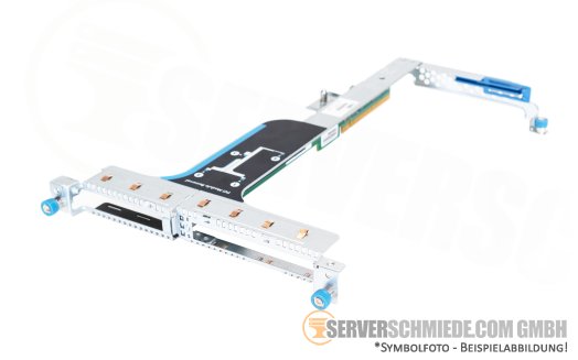 HP Riser 1x x16 + 1x x8 PCIe 2.0 LP+FP incl. cage DL360 G6 G7 493802-001